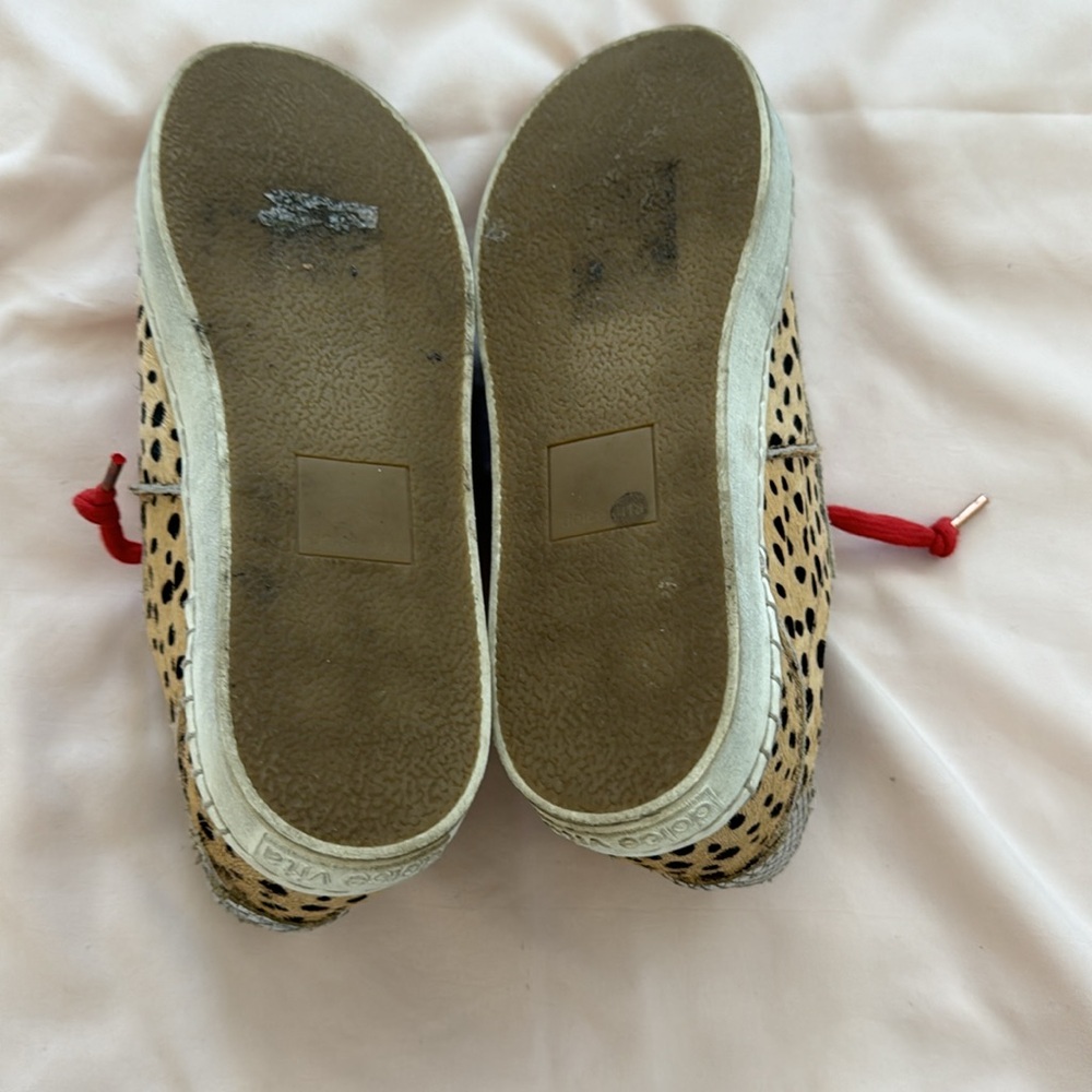 Women’s Dolce Vita leopard calf hair sneakers - Picture 6 of 6